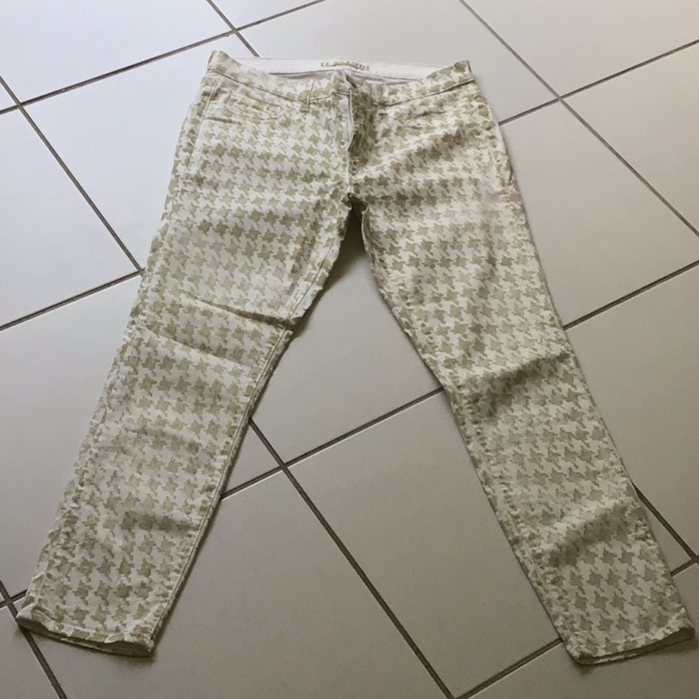 J Brand print Capri jeans